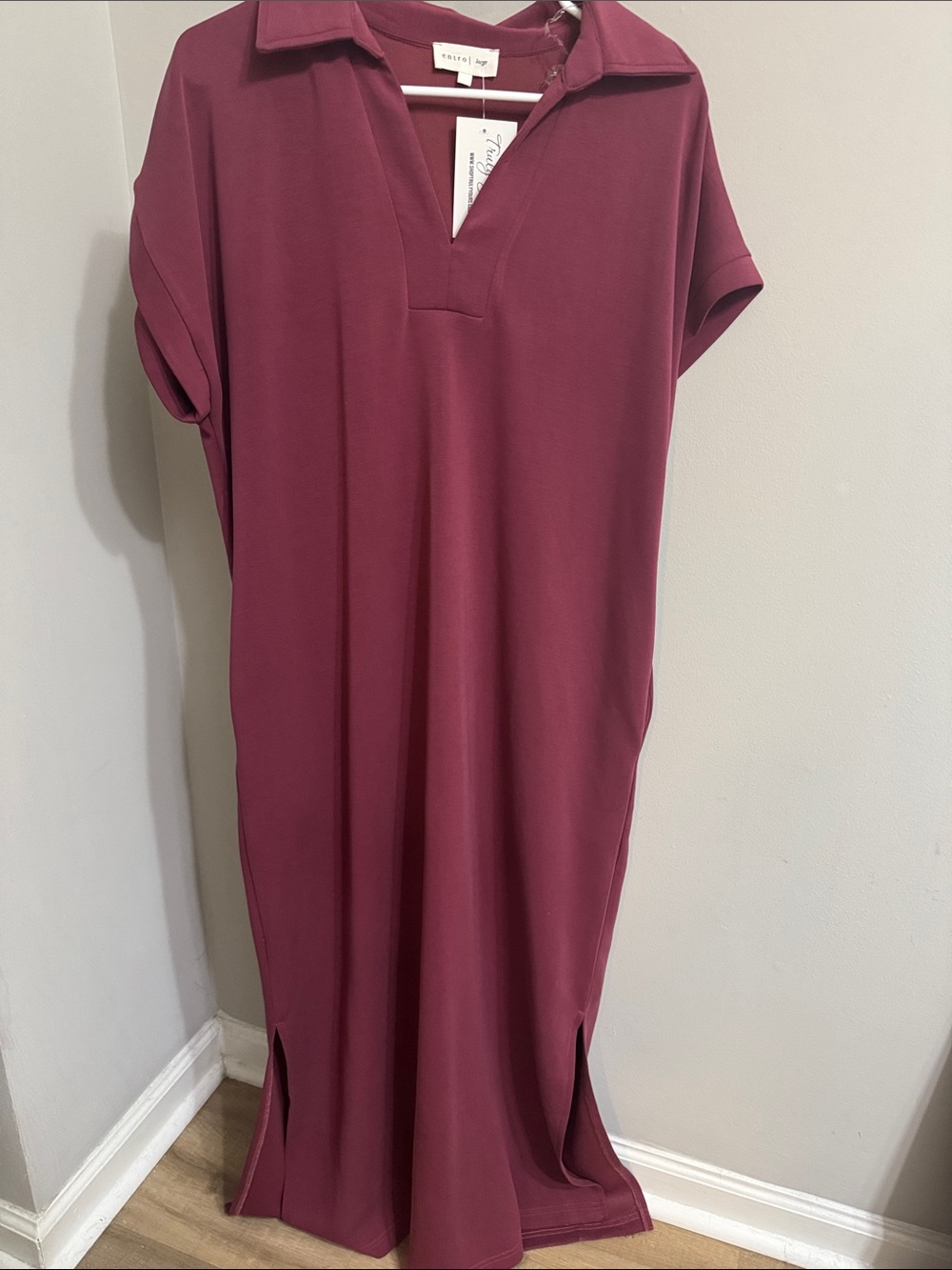Entro Polo-Style maxi dress
